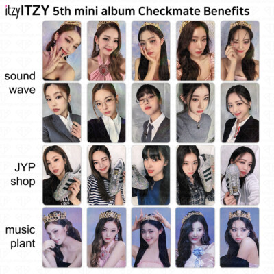 ITZY 5th Mini Album Checkmate Photocard Soundwave JYP Shop Music