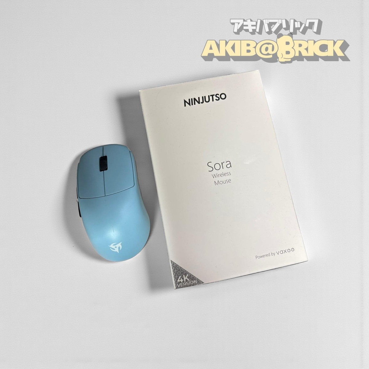 VAXEE x NINJUTSO SORA Wireless 4K Lightweight Gaming Mouse Blue