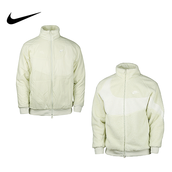 Nike Big Swoosh Pull Zip Reversible Jacket See Glass (BQ6546-020