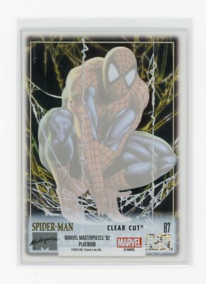 2024 Upper Deck Marvel Masterpieces '92 Platinum SPIDER-MAN Clear