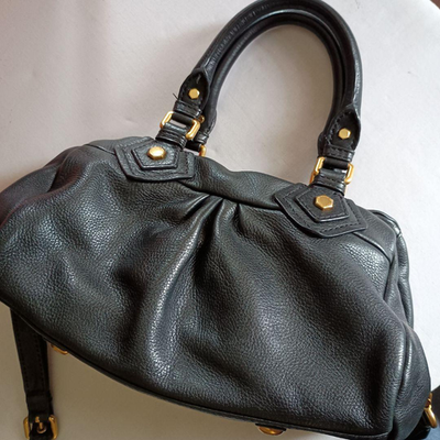 Marc Jacobs Classic Q Baby Groovy 2WAY Bag Black w/Strap | eBay