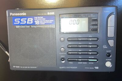 Panasonic SSB RF-B45 FM-LW-MW-SW Portable Shortwave Radio Receiver