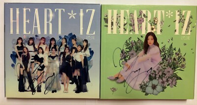 IZ*ONE [HEART*IZ] Jang Wonyoung Autographed Signed Album Both Set
