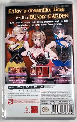 BUNNY GARDEN New NINTENDO SWITCH Game Asian release ENGLISH COVER