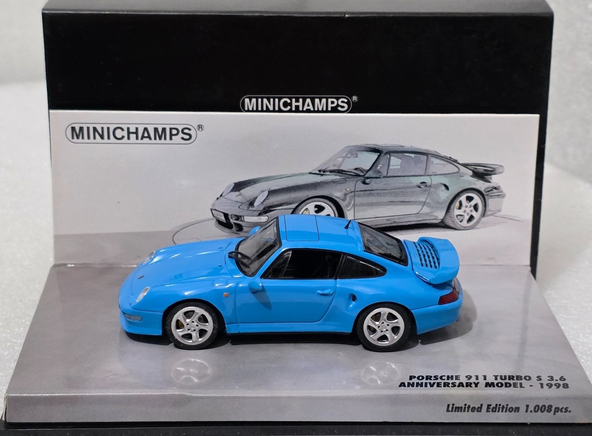Porsche 911 (993) Turbo S 1998 Anniversary Model 1:43 Minichamps