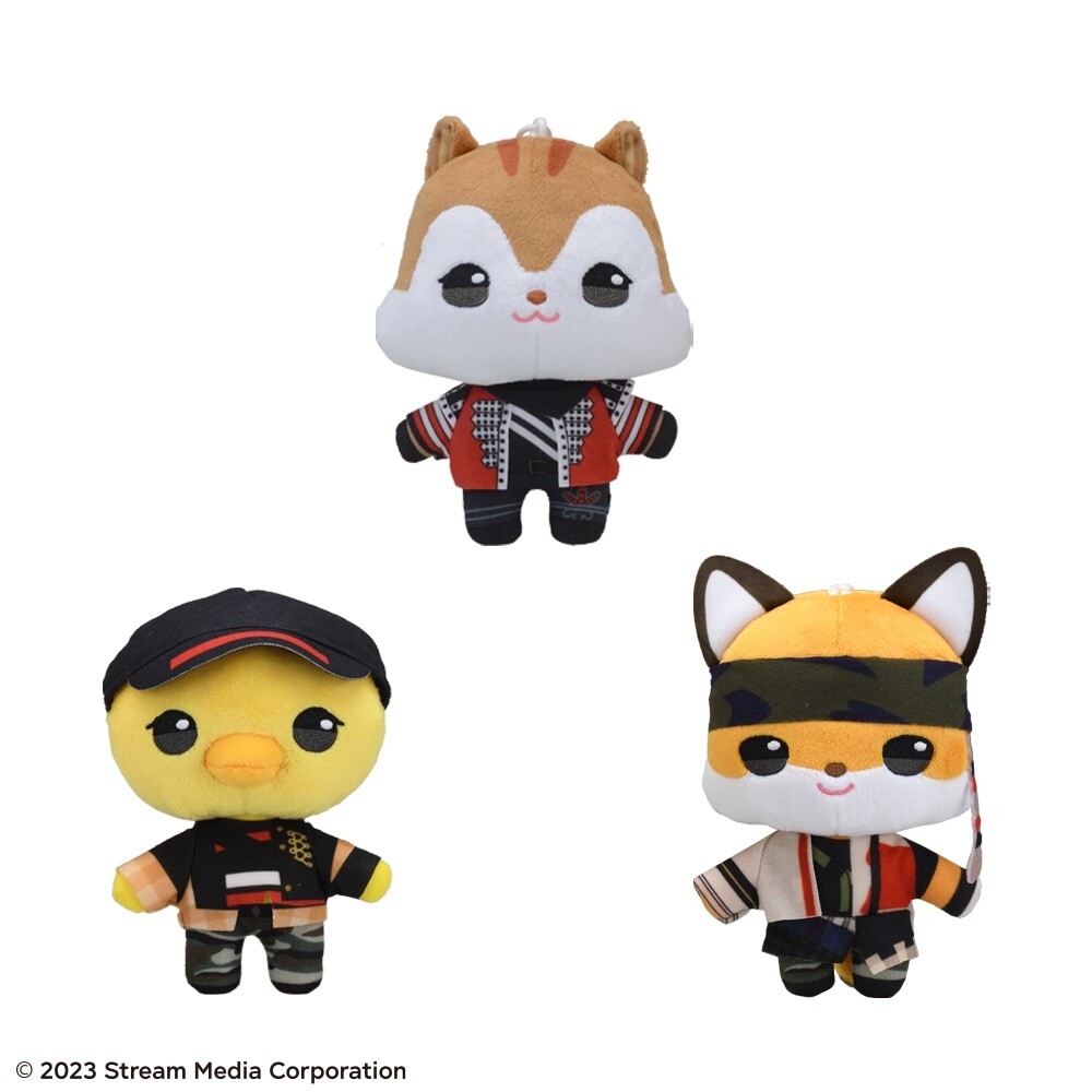 SHINee MINHO KEY TAEMIN ANIMAL COORDY Mini Plush Doll Mascot Set