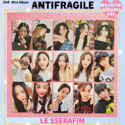 LE SSERAFIM ANTIFRAGILE Weverse Album ver. Photo card Official