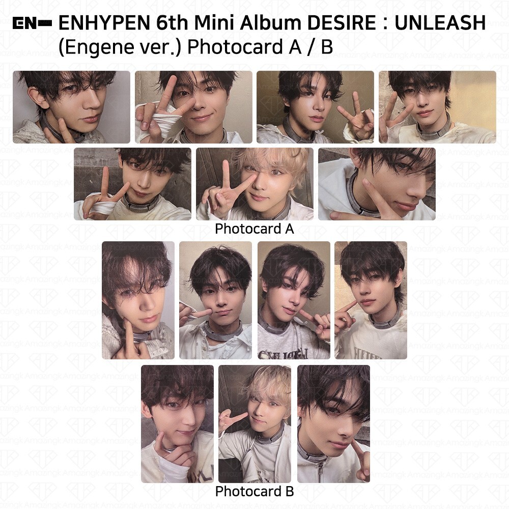 ENHYPEN 6th Mini Album Desire : Unleash Engene ver. Official