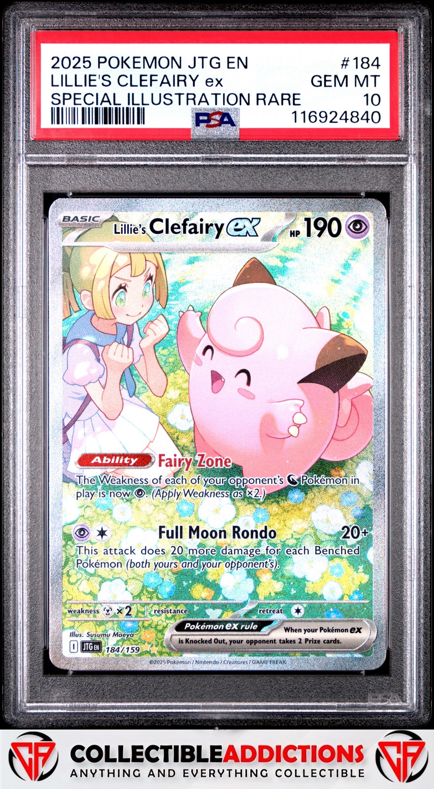 Lillie's Clefairy ex 2025 Scarlet & Violet: Journey Together #184
