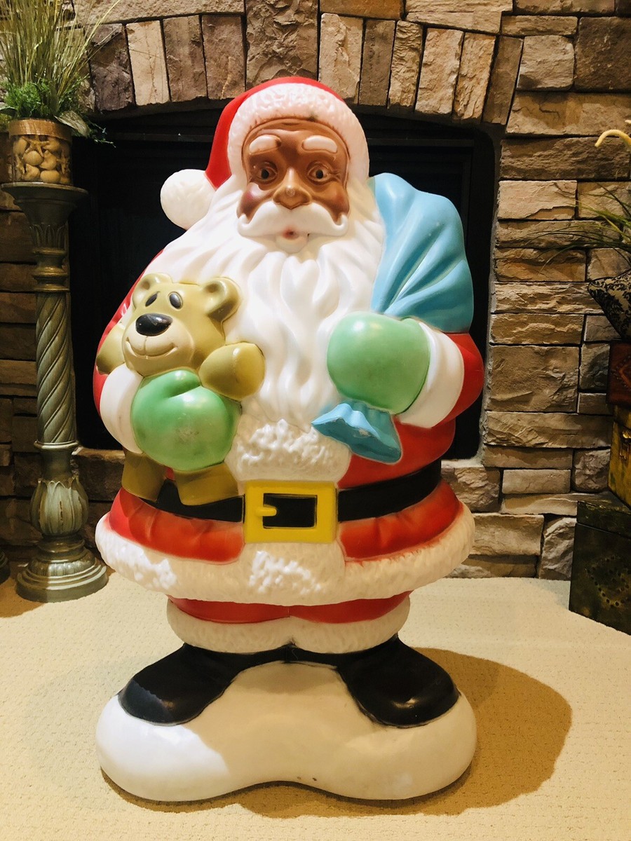 Empire Santa Claus Blow Mold 39” Toy Sack Christmas Lighted