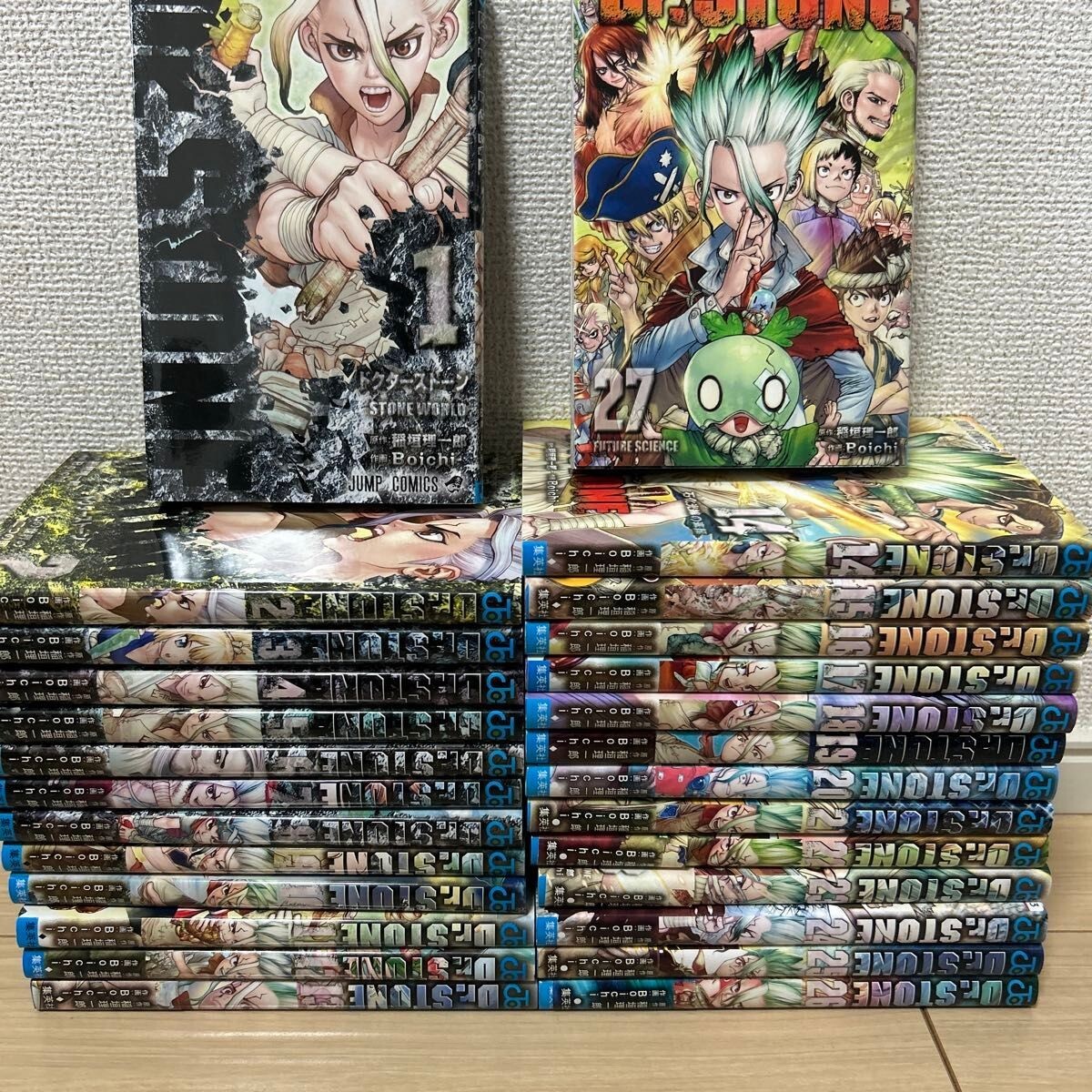 Dr.Stone vol.1-27 Complete Set Manga Boichi Japanese Jump Comics