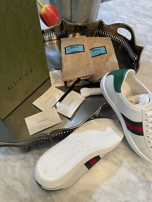 RARE Gucci Ace X Disney Donald Duck Leather Sneaker Shoes Gucci