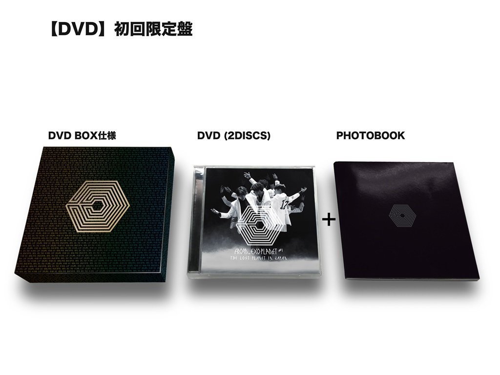EXO FROM. EXOPLANET#1 - THE LOST PLANET IN JAPAN DVD x 2 Photobook