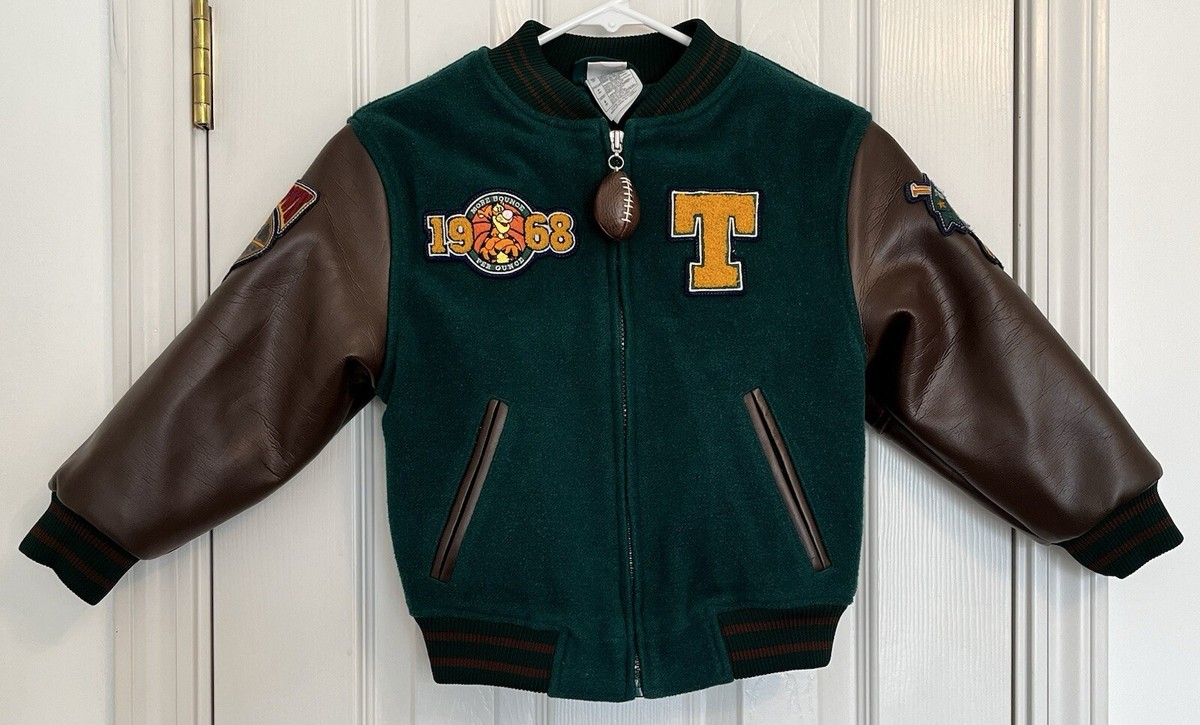 Tigger Disney Store vintage kids Letterman bomber varsity jacket