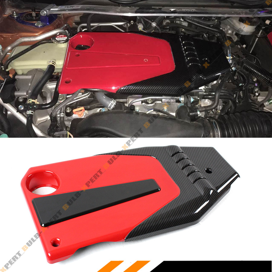 FOR 2016-2021 10TH GEN HONDA CIVIC JDM RED BLACK TYPE-R STYLE
