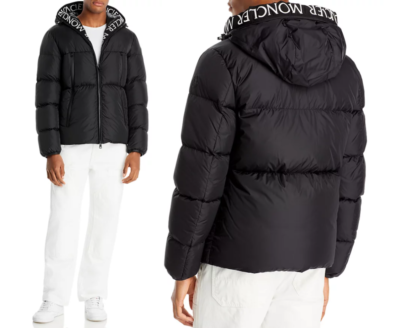 Moncler Montcla Down Puffer Jacket w/Hood & Authenticity Tag Black