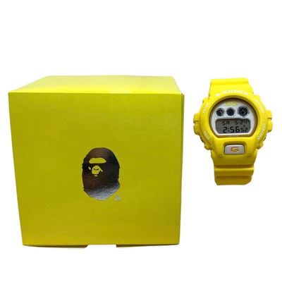G-SHOCK DW-6900 BAPE Yellow 1000pcs Limited Edition Boxed A