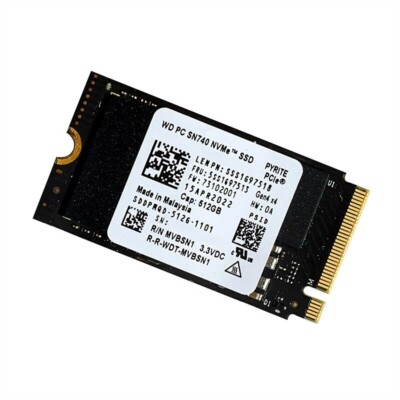 New WD SN740 M.2 1TB 2242 NVMe PCIe Gen 4x4 SSD For Dell HP Lenovo