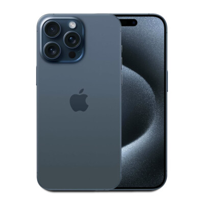 Apple 90%+ iPhone 15 Pro Max 256GB Unlocked A2849 (Blue Titanium