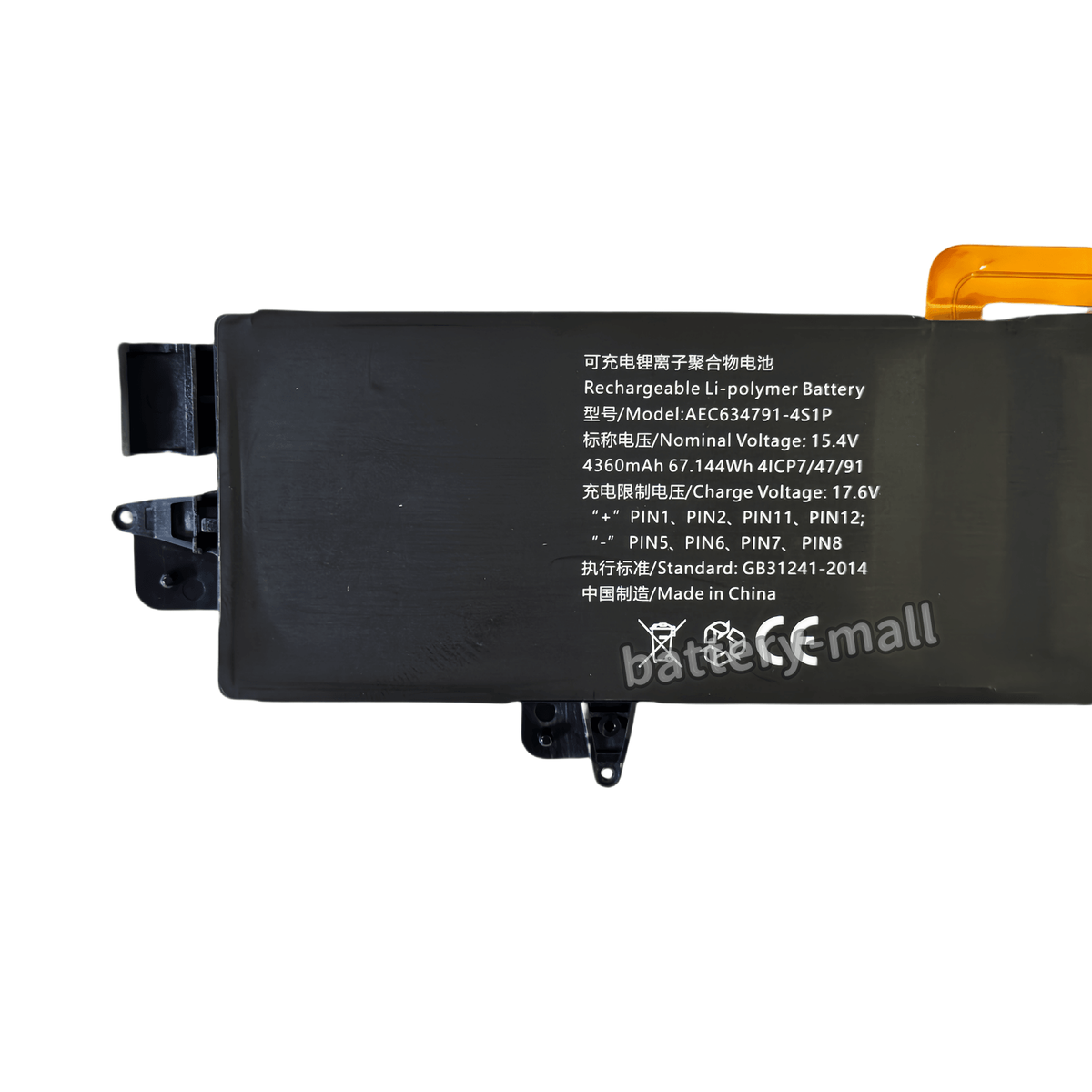 New Genuine 15.4V 4360mAh AEC634791-4S1P Battery for GPD Win Max 2