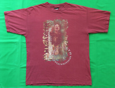 Megadeth Vintage Concert T Shirt 1997 Cryptic Writings World Tour