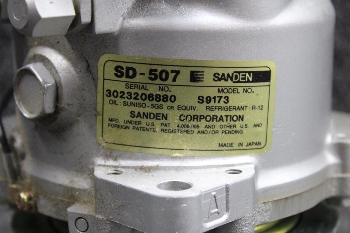 SD-507 New Sanden Japan Compressor - Rare Catch Universal Fitment