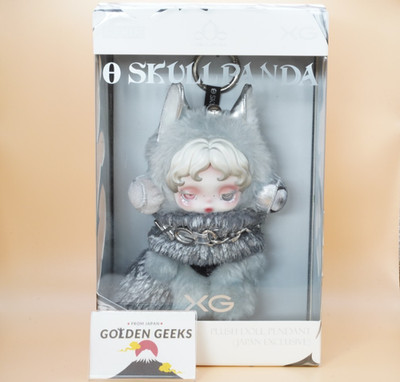SKULLPANDA x XG Plush Doll Pendant Japan Exclusive POP UP SHOP