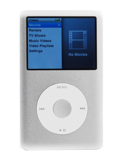 Apple iPod classic 6th Generation Silver (with Personal Engraving
