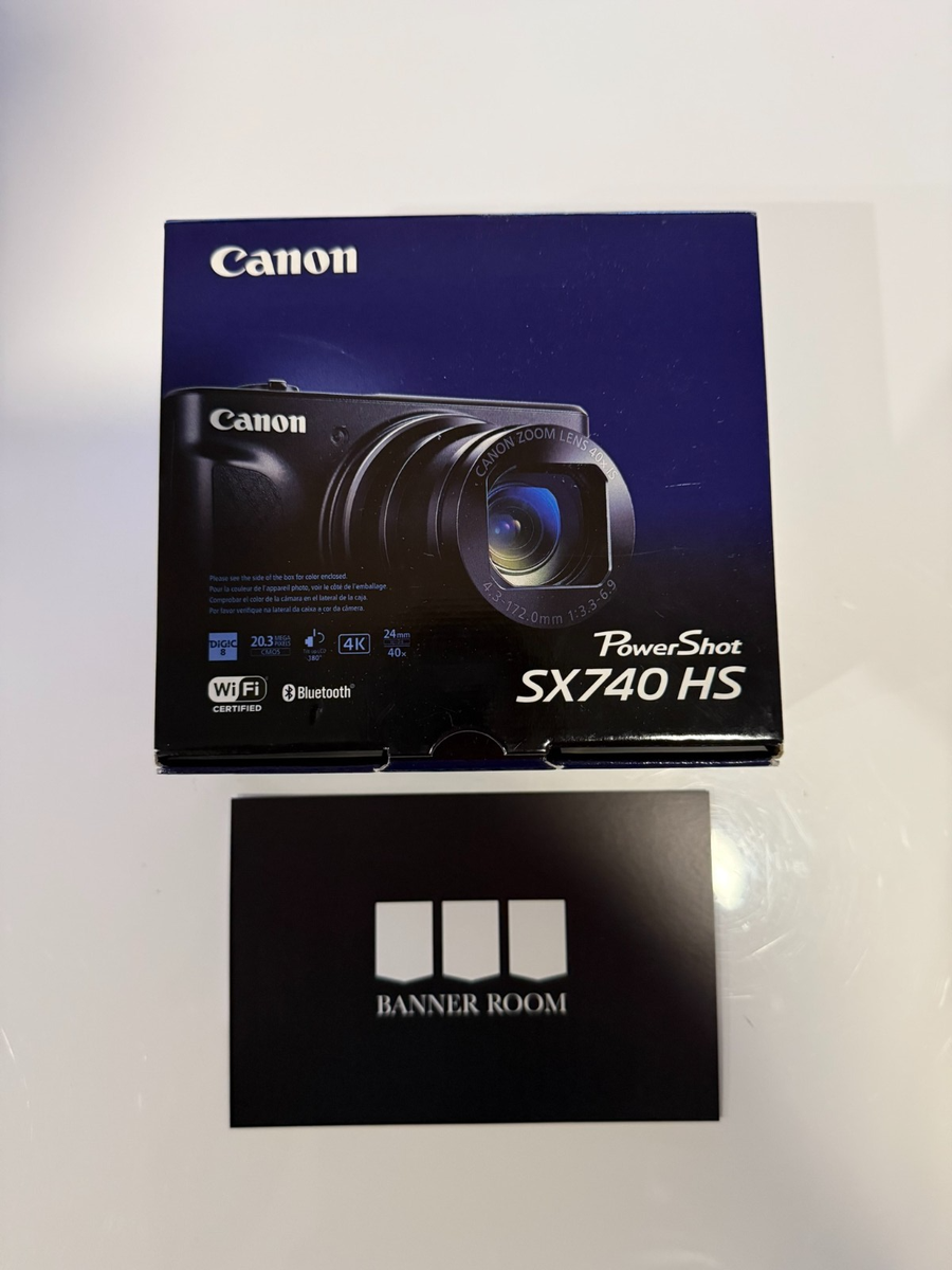 Canon PowerShot SX740 HS Silver 40x Zoom 4K Vlogging Camera USA