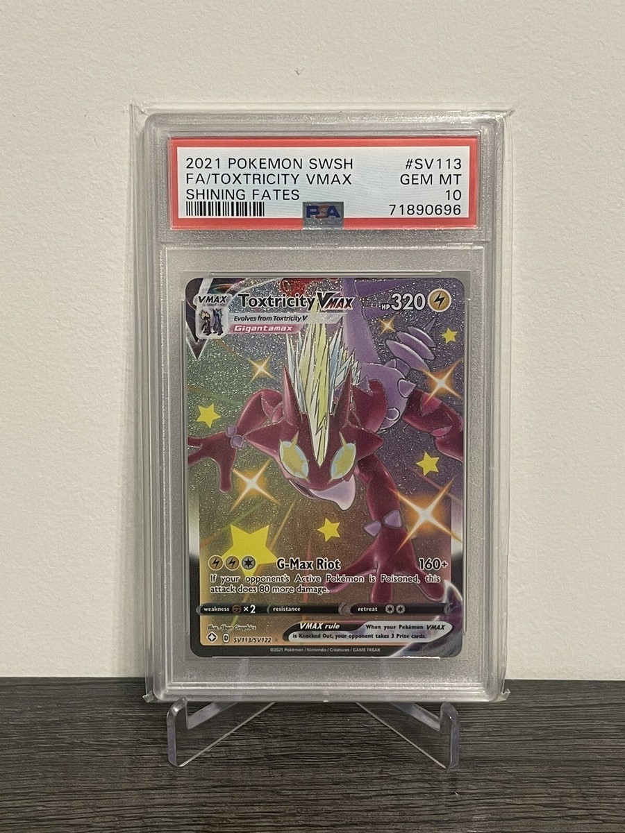 2021 PSA 10 Toxtricity VMAX FA Full Art SV113 Pokemon TCG SWSH