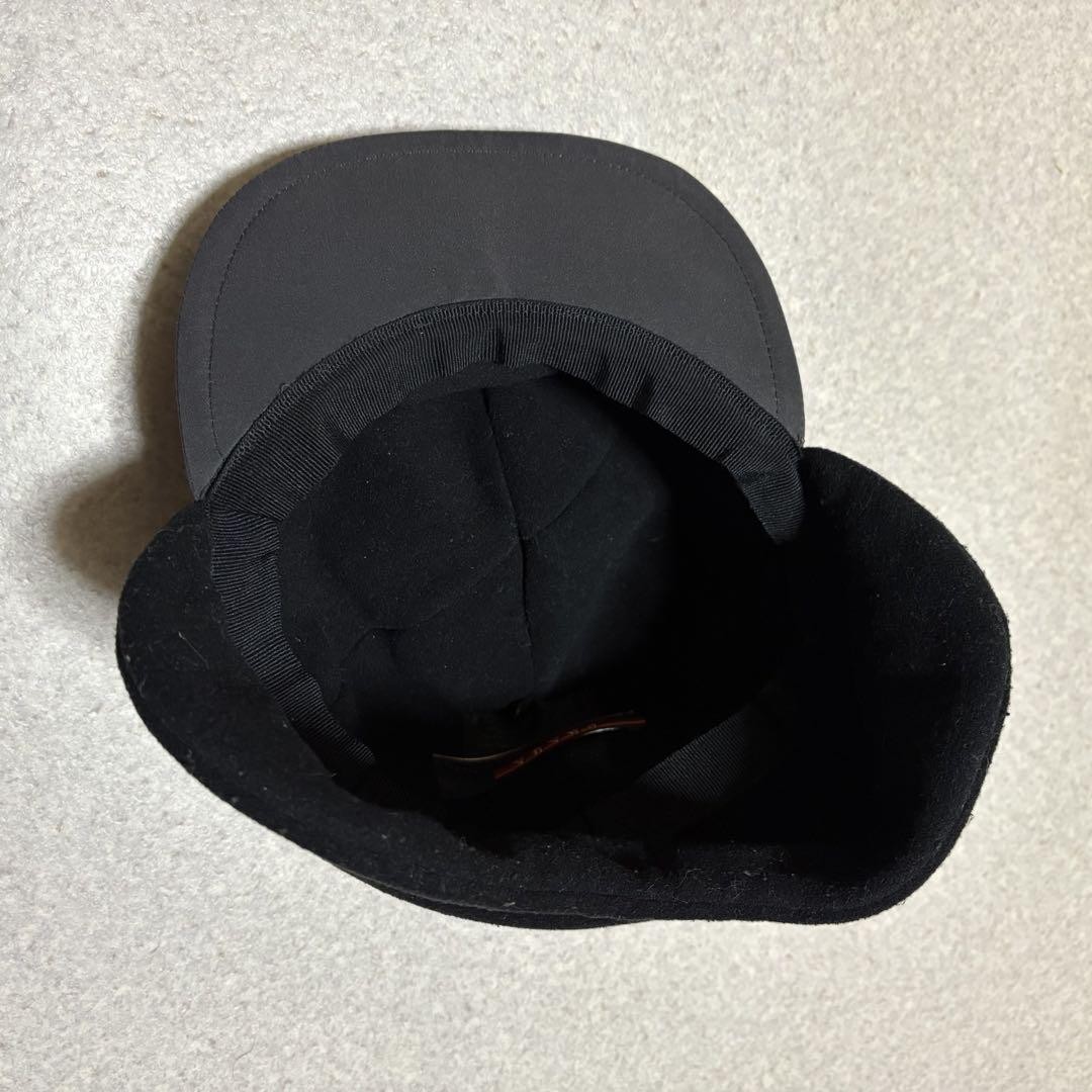 00s Prada Sport Ear Flap Cap Black Y2K Archive Size 18cm Vintage