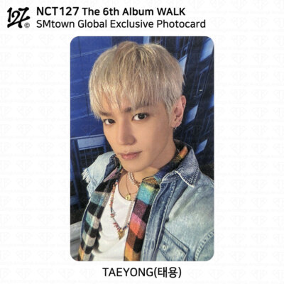 NCT127 The 6th Album WALK Exclusive Photocard SMtown Global