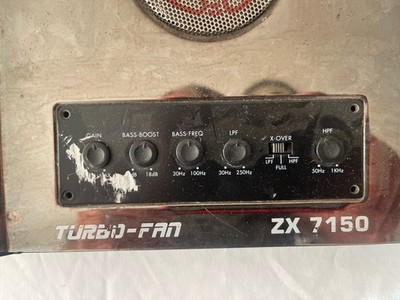 Old School German Volfenhag ZX-7140 2-Channel Turbo-Fan Car Amp