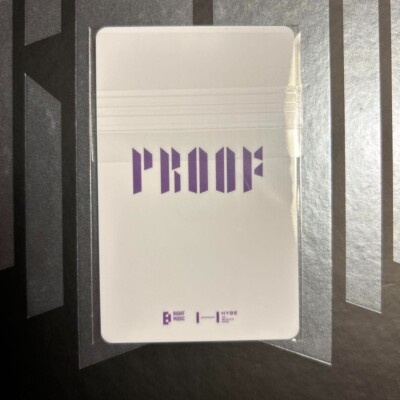 BTS JUNGKOOK Proof Collector's Edition JPFC POB Official Photocard