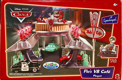 Disney Pixar Cars Flo's V8 Cafe Playset Supercharged Toys R Us
