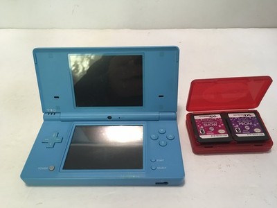 Nintendo DS Launch Edition Turquoise Blue Handheld System for sale