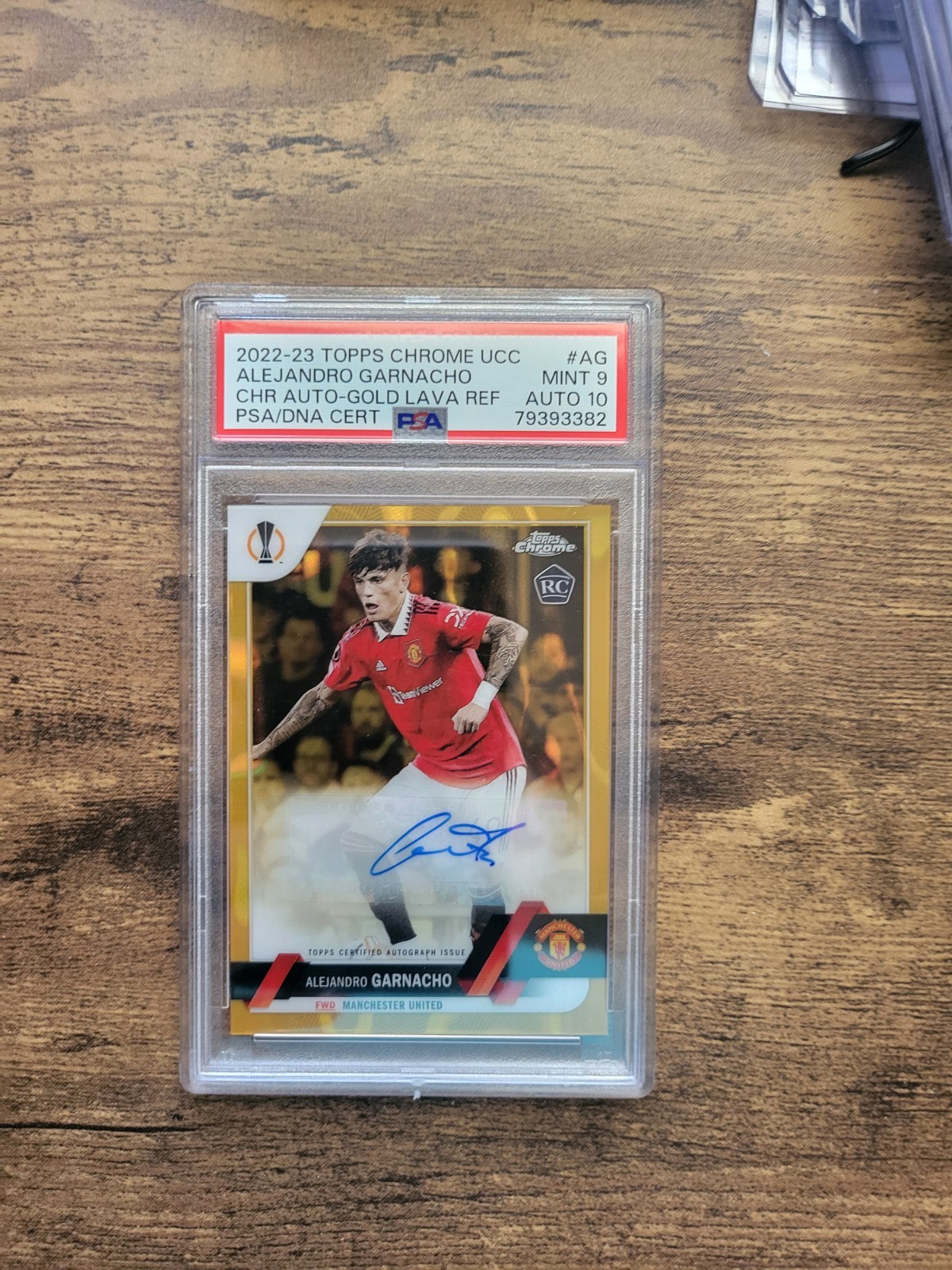 Alejandro Garnacho 2022 Topps Chrome UEFA Club Competitions #CA-AG