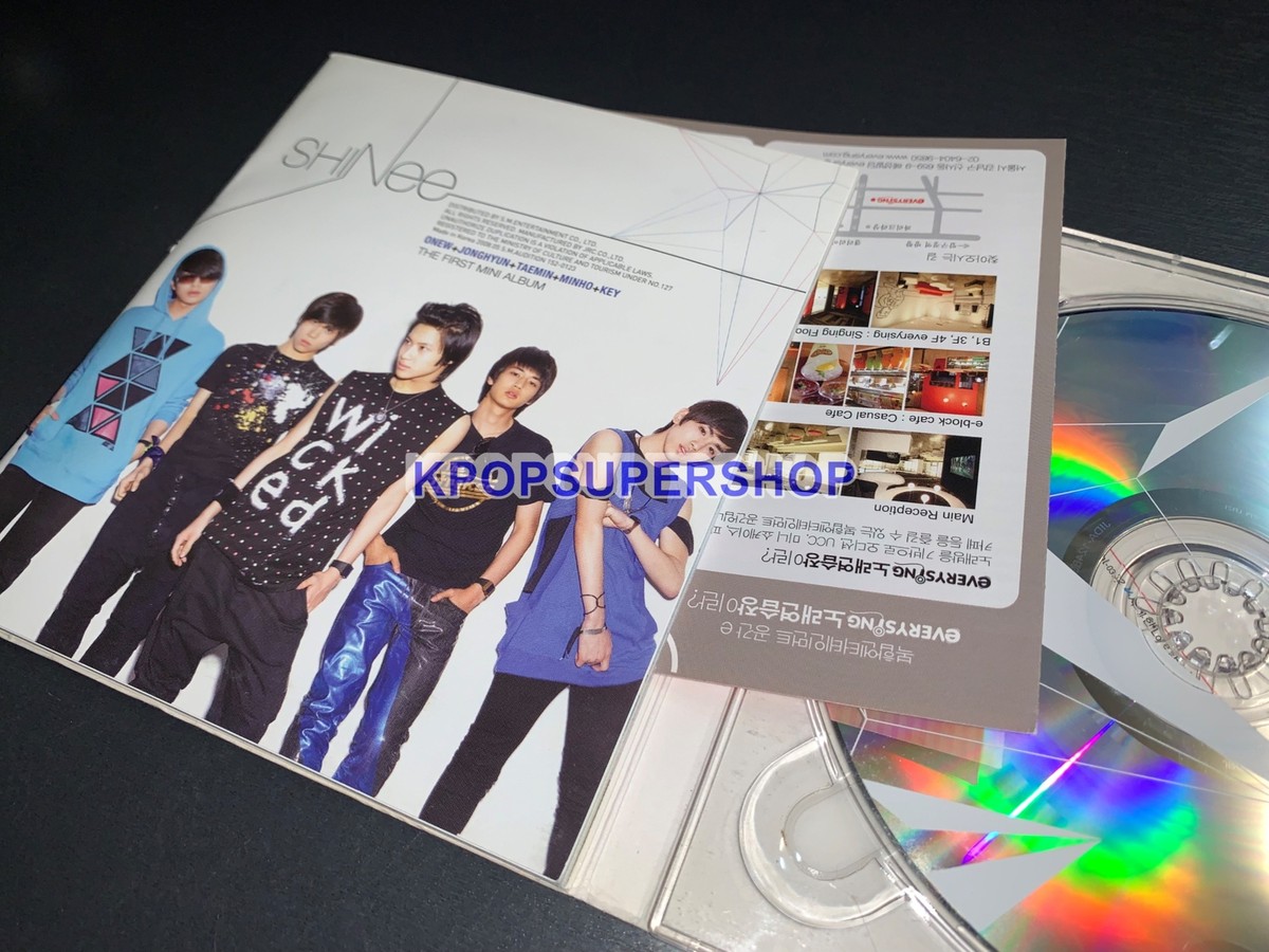 SHINee 1st Mini Album Replay CD Booklet Good Condition Rare OOP