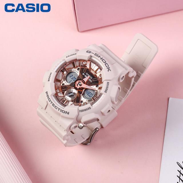 Casio G-Shock GMA-S120MF-4A Peach Pink Analog Digital Quartz