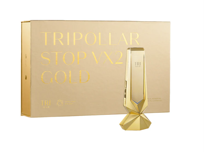 Brand NEW TriPollar STOP VX2 Gold beauty Device (Ship by FedEx