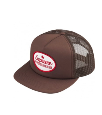 Supreme Authorized Mesh Back 5-Panel Brown Trucker Hat Dealer