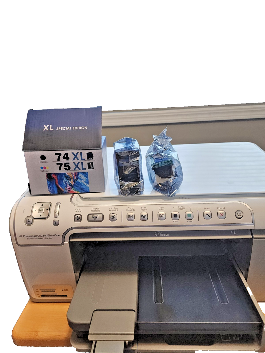 HP Photosmart C5280 All-In-One Inkjet Printer for sale online | eBay