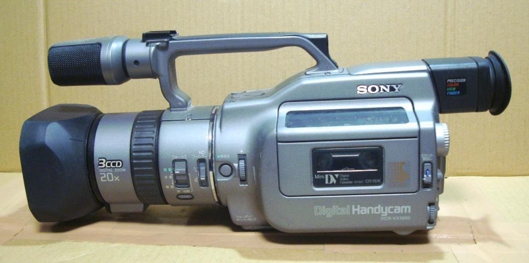 最終値下】SONY DCR-VX1000 Handycam 3CCD Sony DCR-VX1000 10x