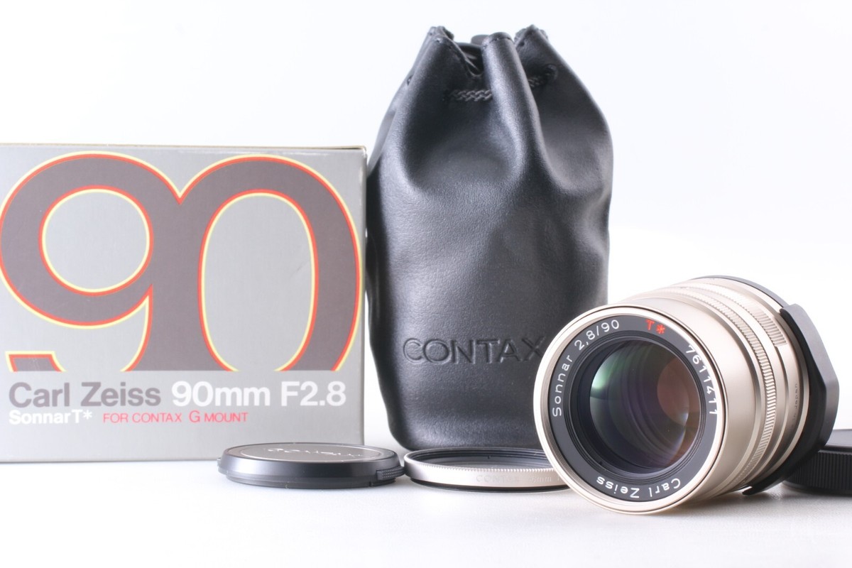 Unused in Box] Contax Carl Zeiss Sonnar T* 90mm f2.8 Lens for G1
