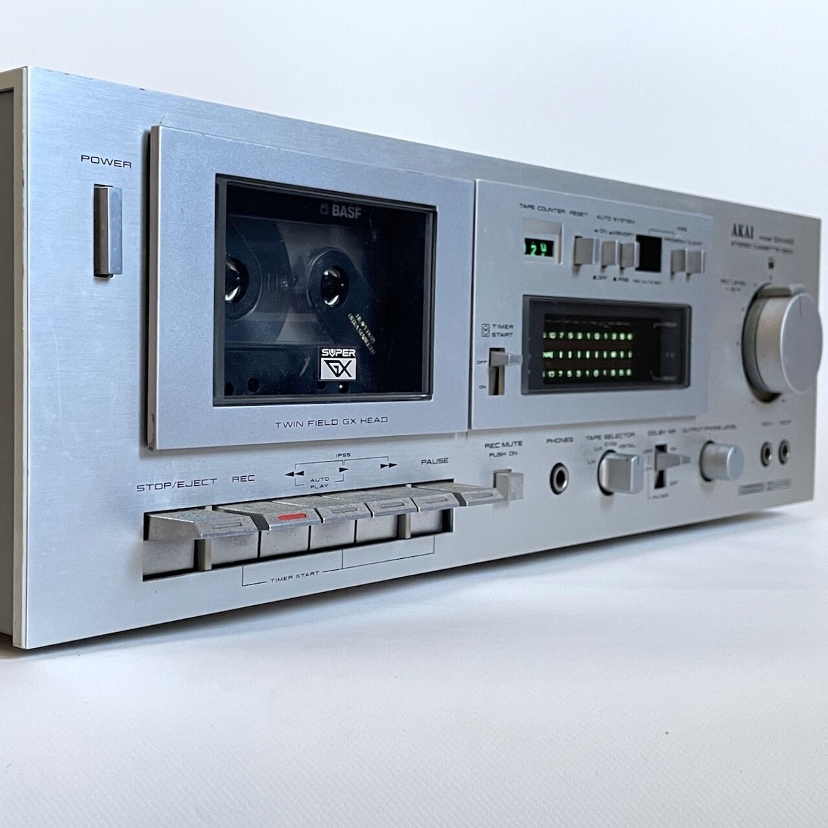 Vintage AKAI GX-M10 Stereo Cassette Tape Deck - High Quality
