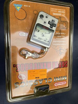 RARE SUPER MARIO BROS Nintendo Mini Classics Key Chain Game 1998