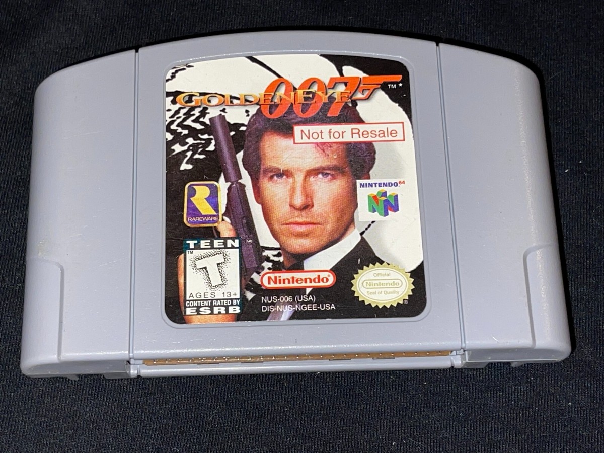 Goldeneye 007 (Nintendo 64) NFR Not For Resale Cleaned Tested