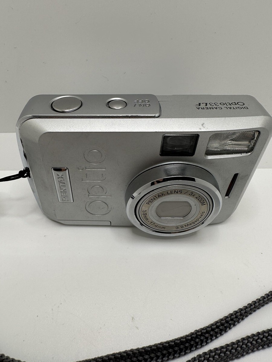 Pentax Digital Camera Optio 33LF Vintage Point & Shoot 3.2mp for