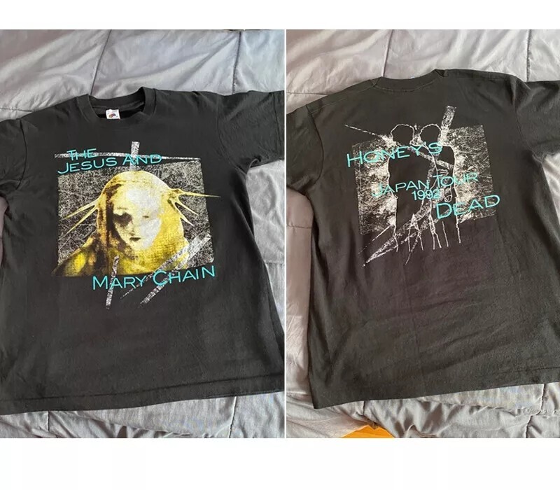 1992 The Jesus And Mary Chain Honeys Dead Japan Tour 2 Side Black
