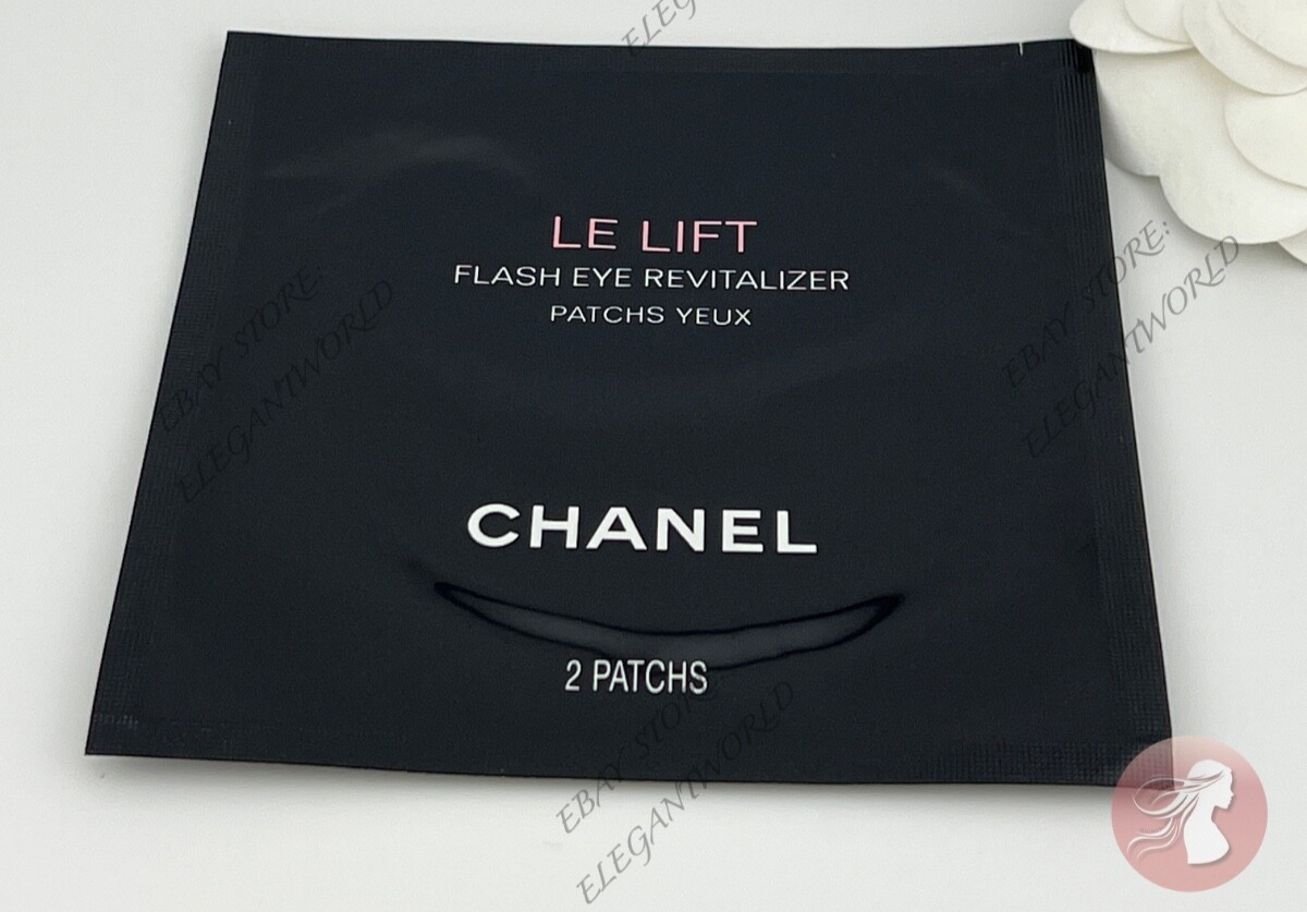 Chanel Le Lift Flash Eye Revitalizer 2 Patchs Yeux NEW Authentic